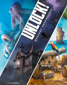 unlock 2- boite de jeu mystery adventures à plat