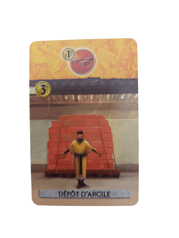 7 Wonders duel - Carte dépots d'argile