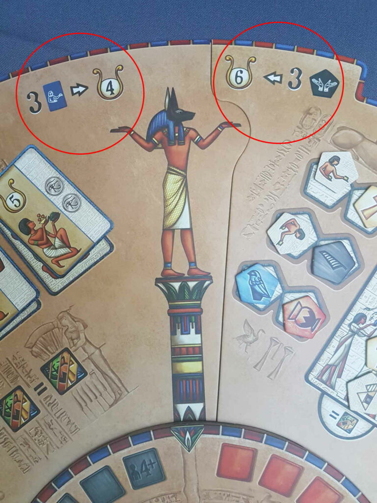 Pharaon - piliers anubis