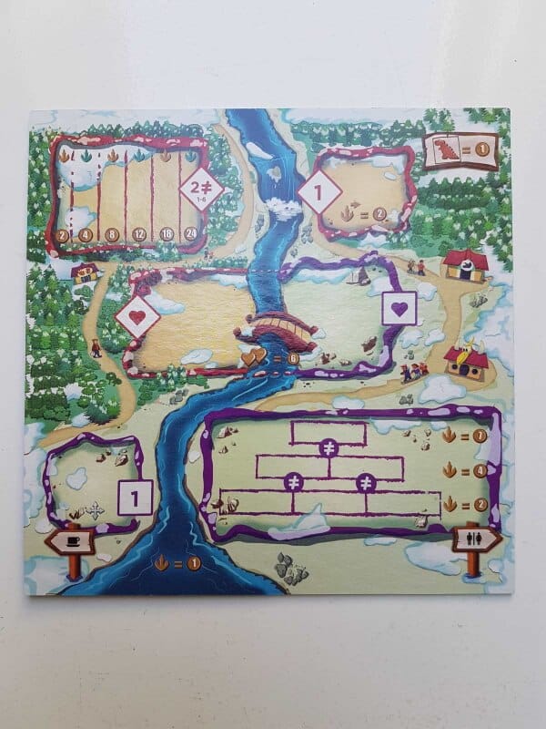 draftosaurus - plateau de joueur parc hiver